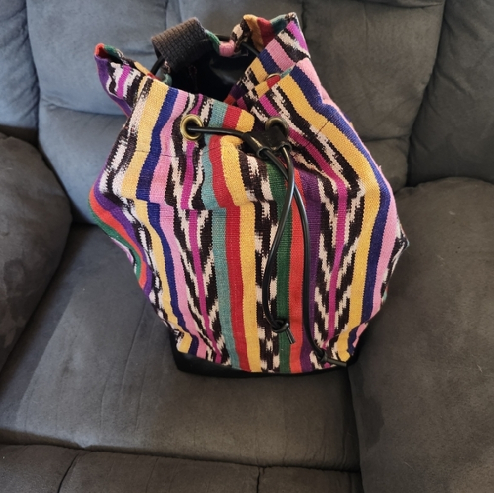 Colorful hobo crossbody bag